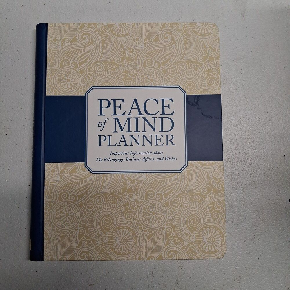 Peace of Mind Planner: Important Information about My Belongings, Business: Used